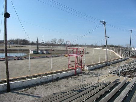 Tri-City Motor Speedway - Start Finish Photo From Water Winter Wonderland (newer photo)